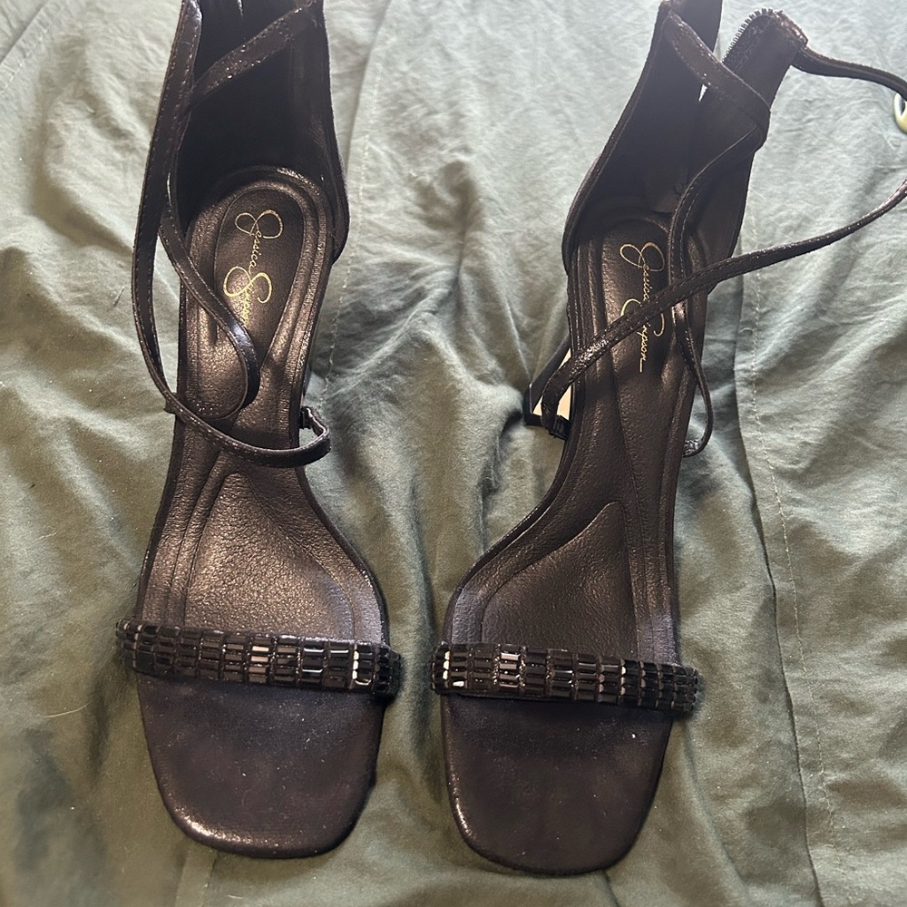 Jessica Simpson Black Strappy Women's Sandals